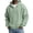 Green, variant on Waffle Knit Hoodies for Men Pullover Quarter Button Casaul Long Sleeve Sweatshirts Men Drawstring Hooded Sweatshirt with Pocket, Casual Fashion Streetwear