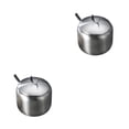thumbnail image 1 of Toystoory Sugar Bowl Coffee Tea Spice Jar Container Cooking Kitchen Seasoning Pot Salt Integrated Supplies Design Gadgets Plata tipo 1 L 2piezas, 1 of 6