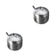 thumbnail image 4 of Tarro de especias Advancent Acero inoxidable Plata tipo 1 2piezas con cuchara y tapa, 4 of 6