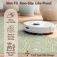 thumbnail image 6 of Design&I 8'x10' Washable Area Rug Sage Interlocking Cream Grid Balanced Contemporary Bathroom Waffle for Living Room, Family Extra Large Skid-Resistant Low Profile, 6 of 7
