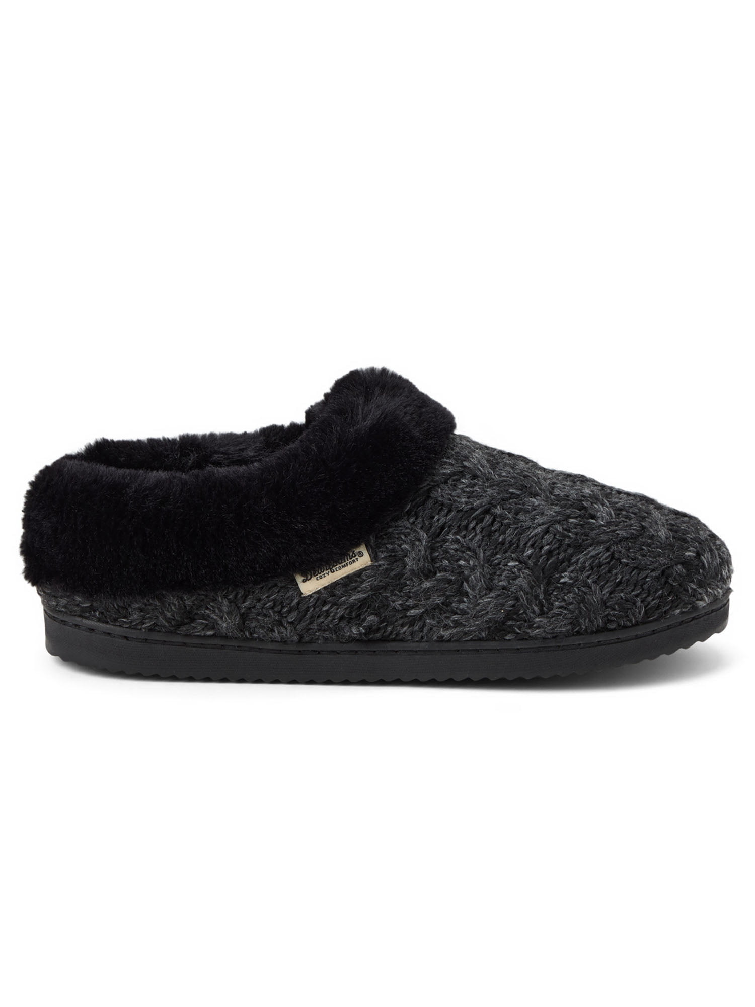 Dearfoams Women’s Cozy Comfort Knit Clog Slippers