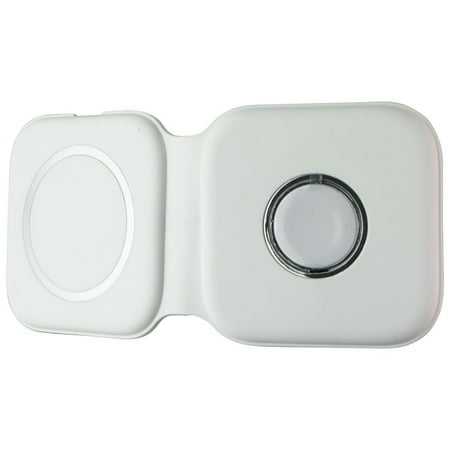 S. Simple Wireless Qi Smartphone and Smartwatch Charging Pad – White S. Simple Wireless Qi Smartphone and Smartwatch Charging Pad – White