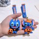 thumbnail image 3 of LLavero de punto de bebé de estrella de Disney para Halloween, personaje de Anime, bonito llavero de costura azul y rosa, decoración de embalaje de pareja a la moda, 3 of 5