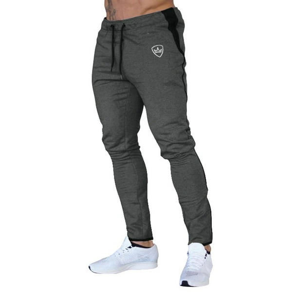 Men Slim Fit Joggers Cotton Pants Casual Workout Pants Comfortable Active Sports  Sweatpants with Pockets for Gym Training 