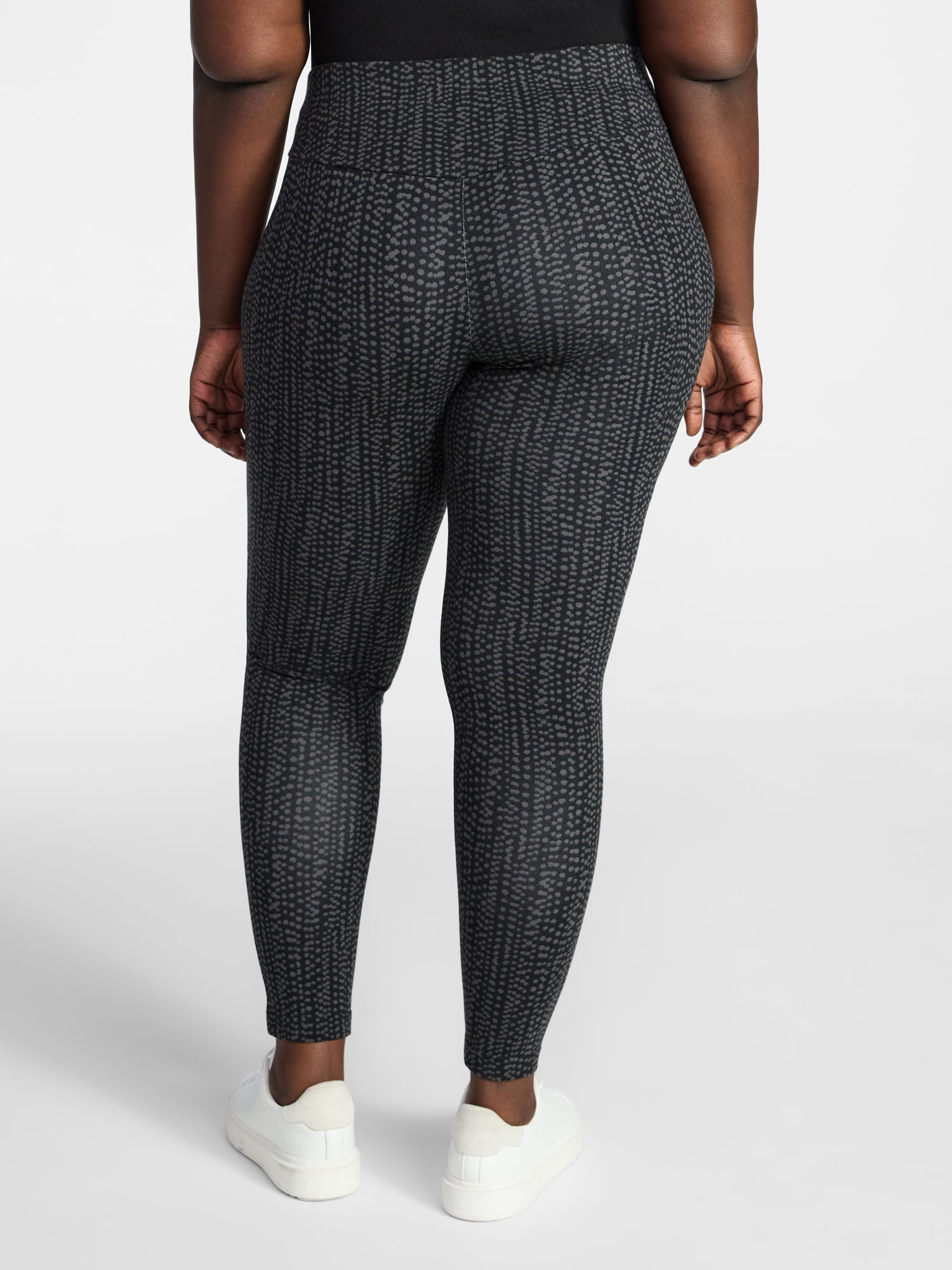 Terra & Sky Women's Plus High Waist Full Length Leggings, Sizes 0X-5X