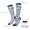 thumbnail image 4 of Fotbe Palm Tree Calcetas Divertidas Estampadas para Hombre y Mujer, Calcetas de Algodón hasta la Rodilla para Caminar, Correr, Enfermería y Embarazo, 4 of 6