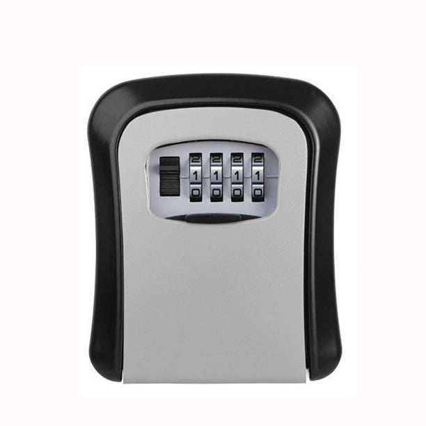 Wall Mounted Key Safe 4 Digit Combination Key Safe Outdoor Security Key Lock Box