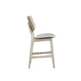 thumbnail image 6 of New Classic Furniture Oscar Wood Counter Dining Chairs in White Ash (Set of 2), 6 of 9