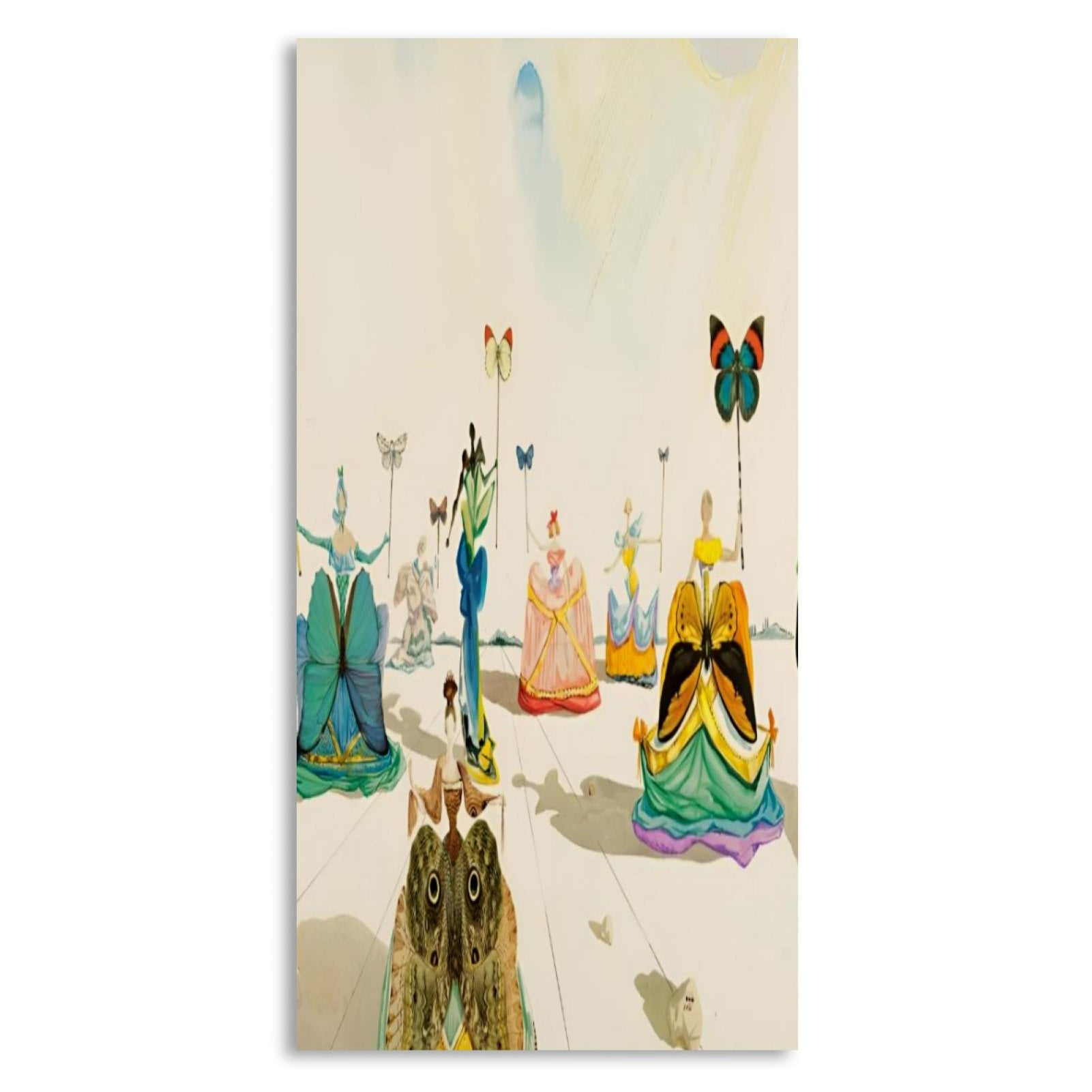 Iconic Arts Famous Artist Poster: Salvador Dali, 19x14 Laminated