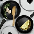 thumbnail image 1 of HOMICHEF 9.5 Inch and 11 Inch Set of 2 Nonstick Frying Pans Glass Lids Nickel Free Stainless Steel - 9.5 Inches and 11 Inches 2-Piece Fry Pan Set Nonstick Clear Vented Glass Lids Induction Compatible, 1 of 6