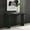 Black, variant on Modway Relic Concrete Textured Console Table in Black