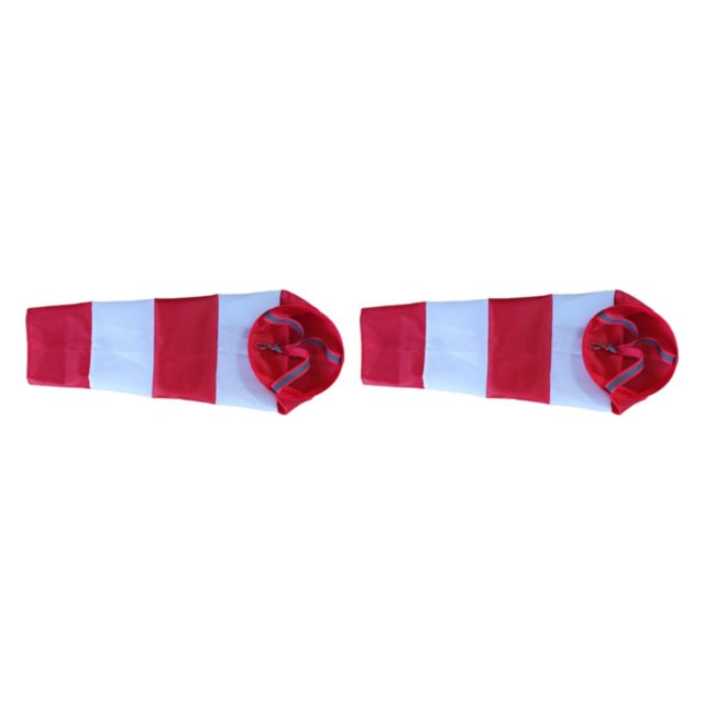 Advancent Aviation Wind Socks Oxford Cloth for Indicator Direction Wind Garden Outdoor rojo 80cm Grande 2Conjunto