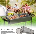 thumbnail image 4 of Cateissary Cesta para barbacoa, rejilla para parrilla de acero inoxidable, pícnic al aire libre, barbacoa, malla de alambre, suministros de Type3 NO3, 4 of 6