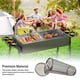thumbnail image 5 of Yuarrent Cesta para barbacoa Parrilla para asar de acero inoxidable Parrilla para pícnic Rejilla para barbacoa Asador de malla de alambre Utensilios de Cocina y Comedor L Yuarrent HA084041-01B, 5 of 6