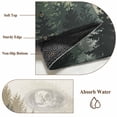 thumbnail image 6 of Mountains 2'x6' Runner Rugs for Hallway Kitchen Bedside Non Slip Washable, Watercolor Forest Nature Pine Trees Landscape Entryway Rug Runners with Rubber Backing, Long Carpet Runner for Laundry Room, 6 of 8