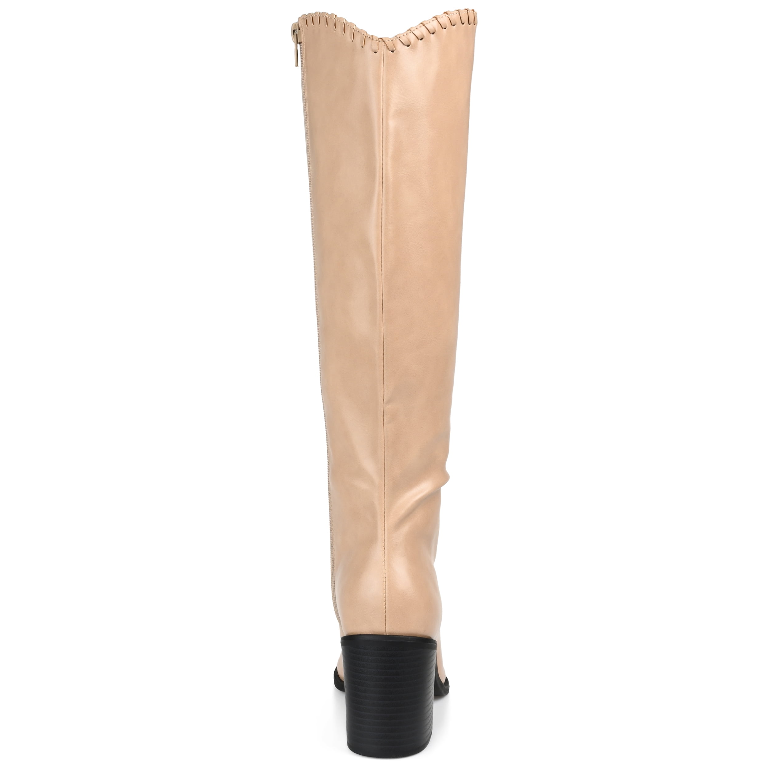 Journee Womens Daria Extra Wide Calf Stacked Heel Knee High Boots