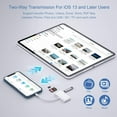 thumbnail image 4 of USB Camera Adapter for iPhone,USB OTG Camera Connection Kits Adapter with SD TF Card Reader and Charging Adapter for iPhone 14 13 Pro/12 iPad,Support Newest iOS 16, 4 of 6