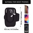 thumbnail image 2 of Brazalete universal para correr, brazalete deportivo con soporte para teléfono celular para correr, hacer ejercicio y hacer ejercicio en el gimnasio, compatible con Iphone X / 8/7/6 / plus, Samsu, 2 of 5