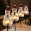 Holiday Time 4 CT Snowman Lawn Stakes