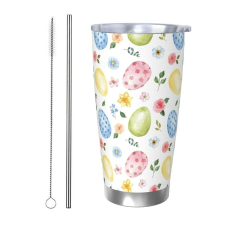 

Coaee Easter Egg3 for 20oz Insulated Kettle Water Bottle For Running Hiking Cycling Climbing Men S Woman Insulated Water Bottle-Straw Two-piece Set