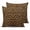 Brown, variant on 14x14 Pillow Covers Set of 2, Brown Leopard Print Throw Pillow Covers Decorative Couch Cushion Case, Classic Abstract Animal Patterned Microfiber Square Pillowcases for Bedroom Car Living Room