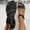 Black, variant on Women's Shiny Pointed Toe Sandals, Shiny Finish Solid Color Summer Arrival Fashionable Flat Beach Style Black