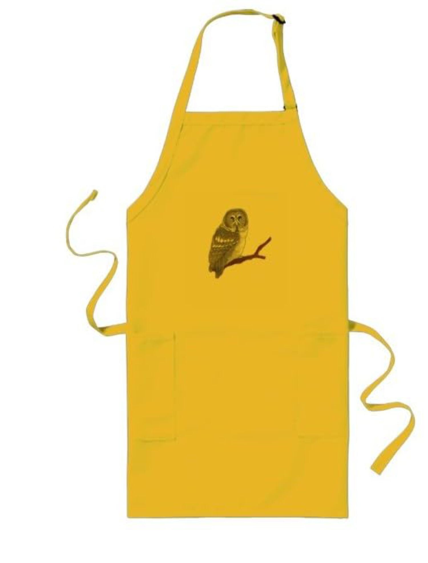 Beyond Vision Custom Birds [Great Grey Owl] Embroidered Iron on/Sew Patch (5.78" x 6.29")