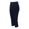 thumbnail image 3 of CHENHANN Capri Leggings For Women 2026 Fashion Mesh Design Knee Length Legging Summer Clothes For Women Lightweight Summer Pants Women Navy Leggings For Women, 3 of 6