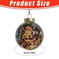 thumbnail image 3 of Light‑Up Christmas Mini Scene Ornament, Santa Claus Acrylic Hanging Pendant, Glowing Festive Tree Decoration For Holiday Home Xmas Party Decor, 3 of 6