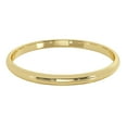 thumbnail image 3 of 2 mm 14K Gold Wedding Band Plain Low Dome Style Ring, 3 of 3