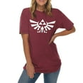 thumbnail image 3 of Plus Size Legend of Zelda Graphic Design Vintage Crewneck Tee - Vintage Brick XL, 3 of 4