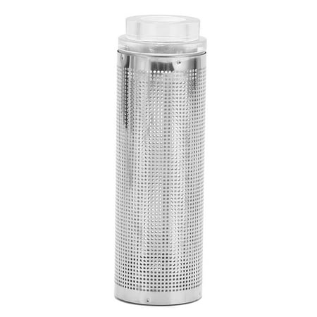 SENZEAL Aquarium Filter Guard Rvs Filter Bescherming Garnalen Veilig Beschermen Aquarium Vis Garnalen Aquarium Roestvrij Staal Fish Tank Fish Garnalen Mesh Netto Filter Guard 12 mm