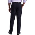 thumbnail image 3 of Haggar Mens Iron Free Premium Khaki Classic Fit Flat Front Expandable Waist Casual Pant, 3 of 4