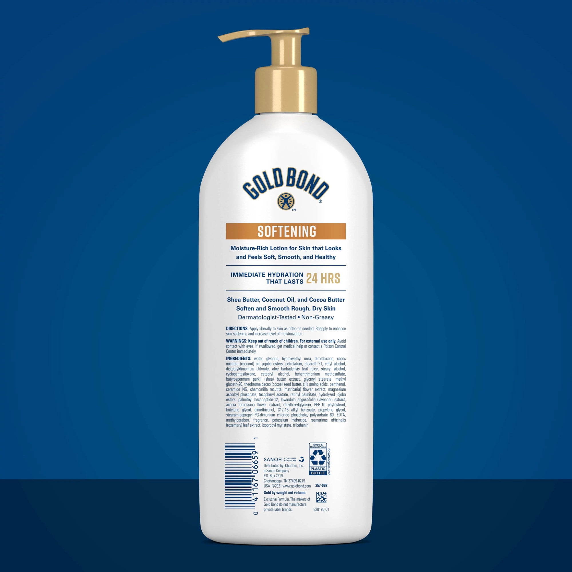 Gold Bond Softening Hydrating Lotion, 20 oz., With Shea Butter for Rough and Dry Skin