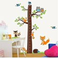 thumbnail image 1 of Graz Design Wall Sticker XXXL Forest Owl with Growth Chart and fo, 1 of 5