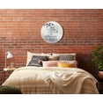 thumbnail image 4 of Set Mind Things Above Misty Grey Ship 24 inch Glass Round Wall Hanging Sign, 4 of 4