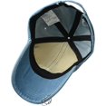 thumbnail image 4 of ORUYROP Unisex Ripped Distressed Denim Ring Baseball Cap Hip Hop Vintage Dad Hat Adjustable, 4 of 7