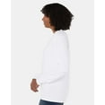 thumbnail image 2 of Comfortwash by Hanes B35400006 Garment-Dyed Long Sleeve T-Shirt With a Pocket, White - Extra Large, 2 of 3