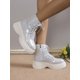 thumbnail image 4 of opean And American Style Minimalist Fashionable Autumn & Winter Chunky Heel Ankle Boots For Women, Motorcycle Boots, 4 of 4