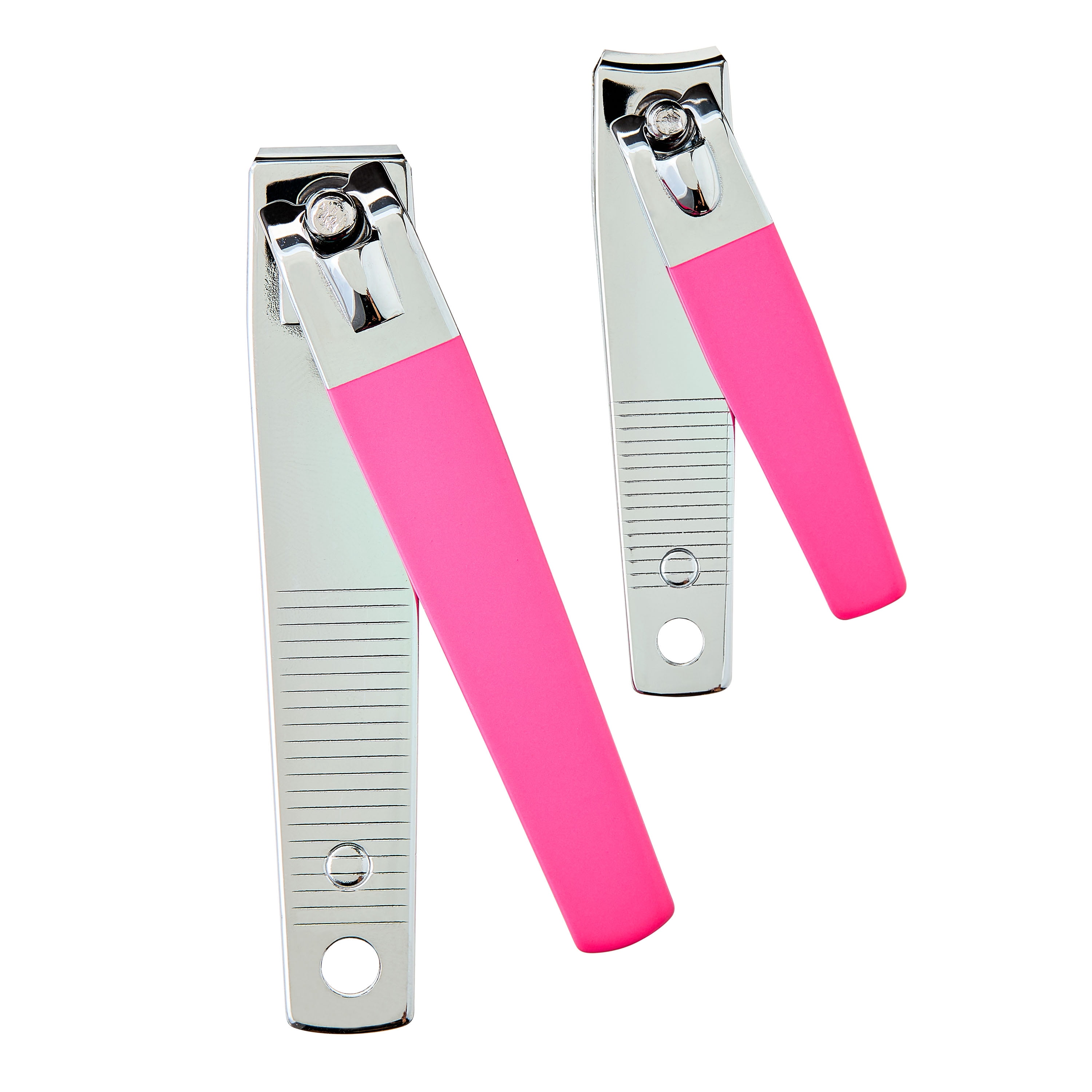 Walmart Care & Fix Fashion Fingernail & Toenail Clippers, Pink, 2 Pieces