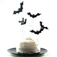 thumbnail image 1 of 30PCS Halloween Cake Topper Creative Iron Wire Bat DIY Party Cake Decoration, 1 of 7