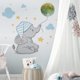 thumbnail image 2 of Calcomanías de pared de luna luminosa, decoraciones de pared de dibujos animados de estrellas de nubes, mural de pared de arte de bricolaje extraíble para dormitorio de niños, guardería, dec, 2 of 5