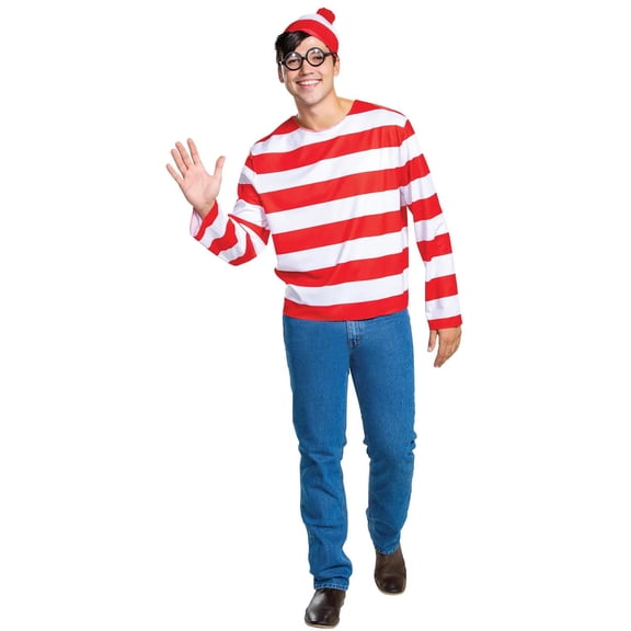 Disguise Mens Classic Waldo Costume - Size Large/X Large