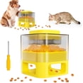 thumbnail image 1 of Comedero para perros y gatos, dispensador de comida para perros y gatos, catapulta para mascotas, cuenco de alimentación lenta, juguetes para perros, cuenco de alimentación lenta con rompecabezas interactivo BRI  Rojo Verde, 1 of 5