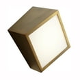 thumbnail image 3 of 7.78 Inch 8.4W 120V 1 Led Wall Sconce-Aged Brass Finish Oxygen Lighting 3-530-40, 3 of 6