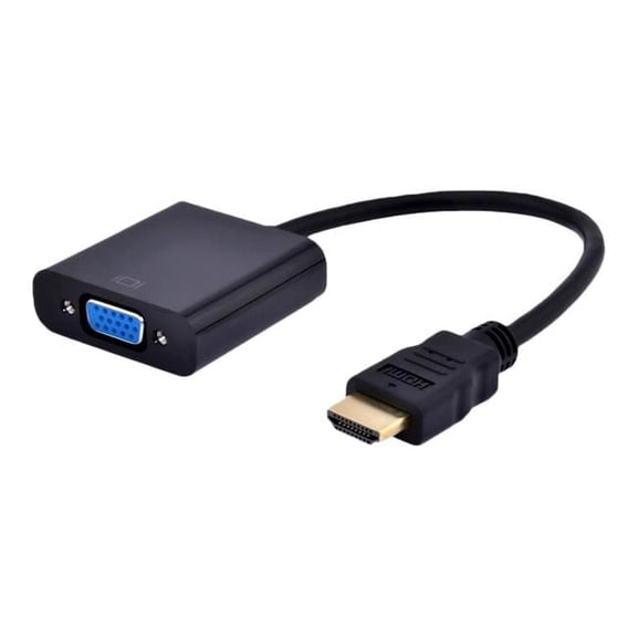 HDMI Male to VGA Female Male & Female Adapter 1920 x 1200, Black
