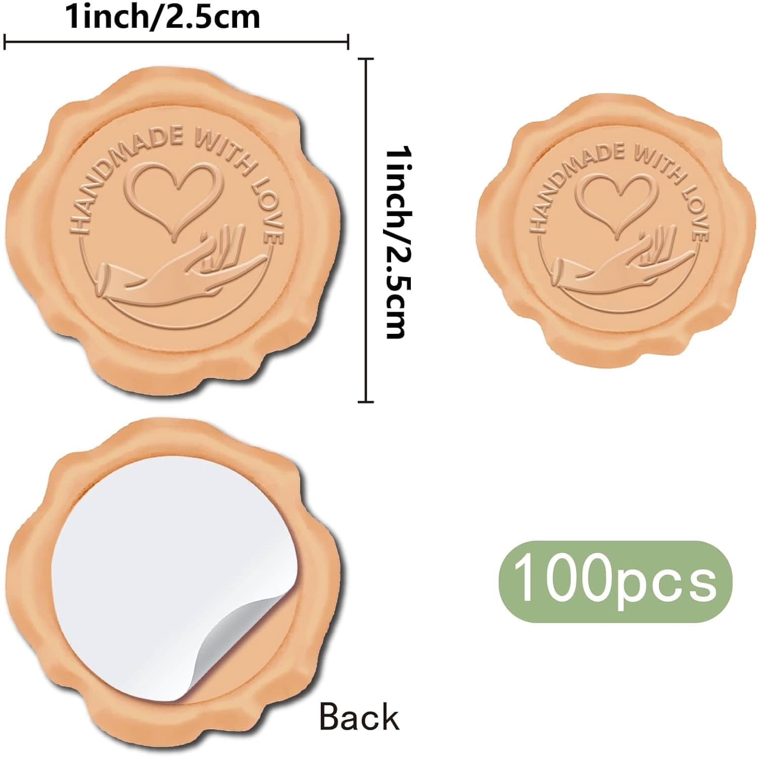 Footprints Wax Seal Stickers Blue Heart Envelope Sealing Stamp Sticker Self Adhesive for Party Invitations Valentine’s Day Wedding Birthday Gift Wrapping Greeting Card DIY Craft Decoration 1set