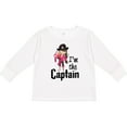 thumbnail image 3 of Inktastic I'm the Captain Pirate Girl Girls Long Sleeve Toddler T-Shirt, 3 of 5