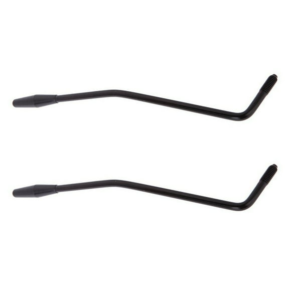 2pcs 6mm Metal Tremolo Arm Whammy Bar with Tip for Electric Guitar (Black)