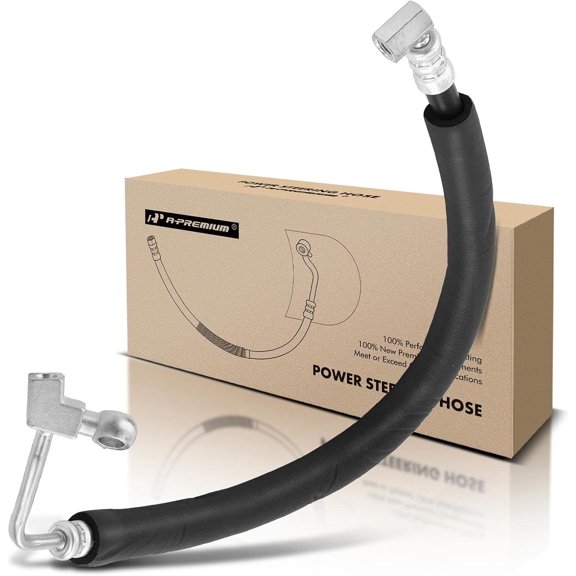 A-Premium Power Steering Hose Pressure Hose Line Assembly Compatible with Infiniti FX35 2009-2012 FX37 2013 3.5L 3.7L From Pump Replace# 497201CB0A